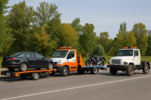 Tipos de grúas de auxilio en carretera
