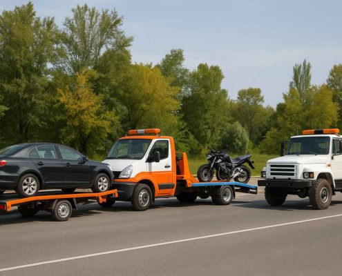 Tipos de grúas de auxilio en carretera